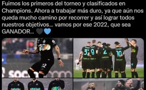 El cierre de año de Arturo Vidal: celebra y ya piensa en ganarlo todo el 2022.