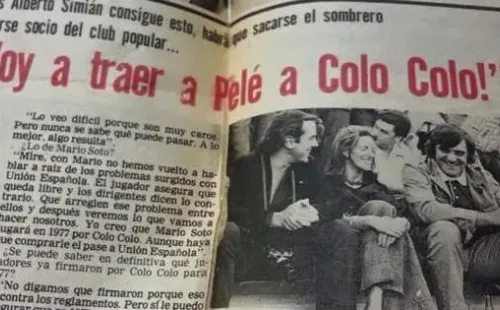 En los 70 el presidente de Colo Colo prometió contratar a Pelé (Archivo)