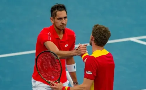 Tabilo hizo un buen partido ante Carreño Busta pero no le alcanzó. Foto: Getty.