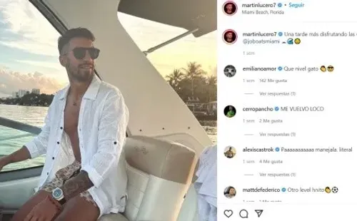 Lucero tiene buena onda con Emiliano Amor, quien le comenta publicaciones en redes sociales.