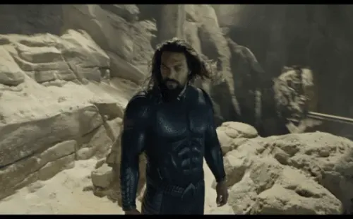 Jason Momoa tiene un nueov traje en Aquaman 2.