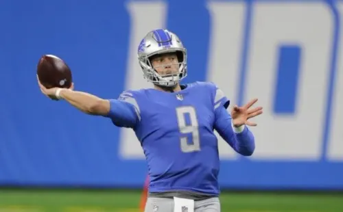Stafford nunca pudo ganar un partido de playoffs con los Lions. | Foto: Getty Images.