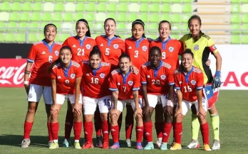Figueroa utiliza el dorsal ‘5’ en esta imagen. Es titular con la Roja Sub 20 que se prepara para el Sudamericano Femenino en abril. (Comunicaciones ANFP)