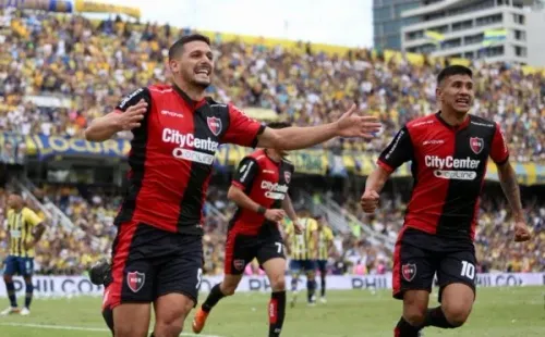 García celebra el único gol del partido (Foto: Newell’s)