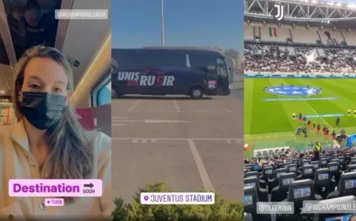 La travesía de Christiane Endler para acompañar a su equipo en Turín. (Capturas)