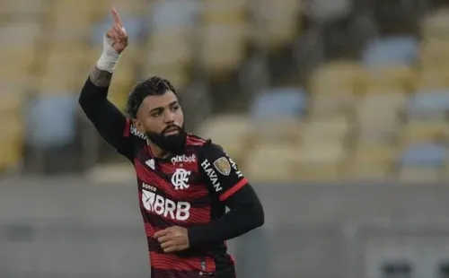 Gabigol abrió la cuenta en el Maracaná de Río de Janeiro (Foto: Libertadores)