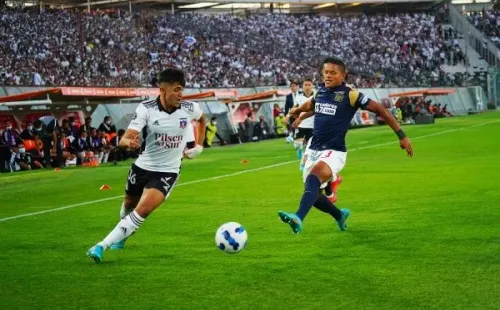 Pablo Solari y Colo Colo frente a Alianza Lima. (Foto: Guille Salazar/RedGol)