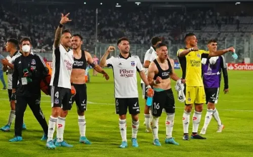 Brayan Cortés y Colo Colo festejan el triunfo contra Alianza Lima. (Foto: Guille Salazar/RedGol)