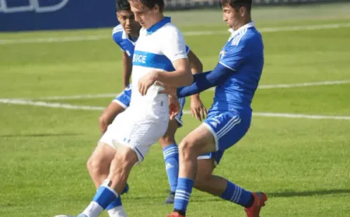 Milan Tudor frente a Universidad de Chile en el CDA. (Foto: Cristopher Antúnez)