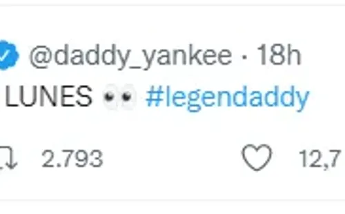 Daddy Yankee en Twitter