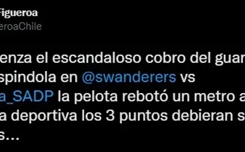 La furia de don Elías por el gol fantasma de Cobreloa a Santiago Wanderers.