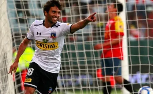 Mauro Olivi en sus años en Colo Colo.