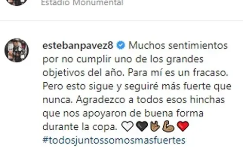 Pavez se mantiene firme: la eliminación en Copa Libertadores es un fracaso para Colo Colo.