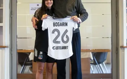 Bogarín fue presentada por Alfredo Stöhwing. (Colo Colo)