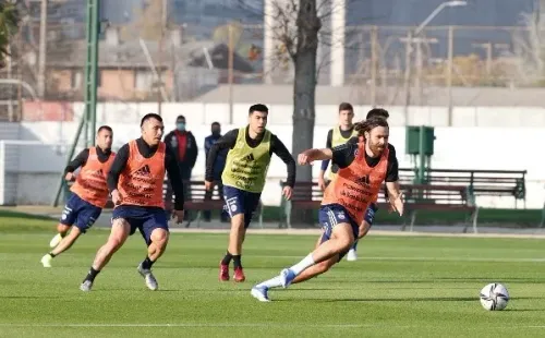 El primer entrenamiento del proceso. Foto: ANFP.