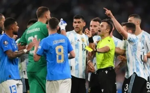 Argentina e Italia jugaron un partido que captó la atención de todo el mundo (Getty)