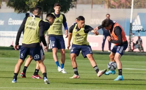 La selección chilena trabaja con todo en Corea del Sur para la gira por Asia. Foto: Comunicaciones ANFP.