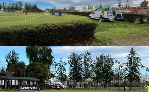 En el Monumental hubo dos ambulancias para Colo Colo vs UC. (RedGol)