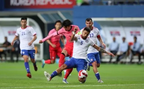 Varios jugdores de la Roja no vieron acción contra Corea del Sur (ANFP)