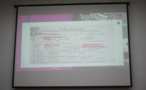 La partida de nacimiento falsa de Byron Castillo.