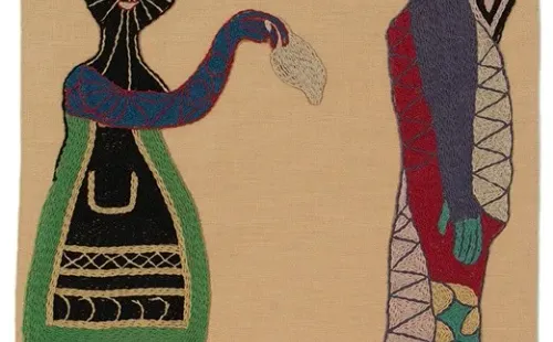 Arpillera Violeta Parra