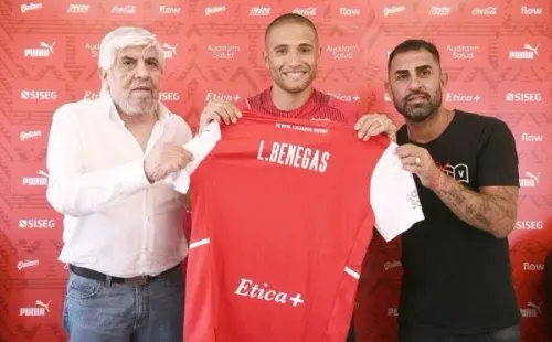 Benegas llegó a Independiente y se transformó en un jugador clave en la ofensiva.