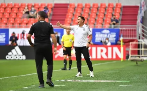 Berizzo en la banca de Chile contra Túnez: Carcuro le tiene esperanzas al Toto. (Foto: Comunicaciones ANFP)