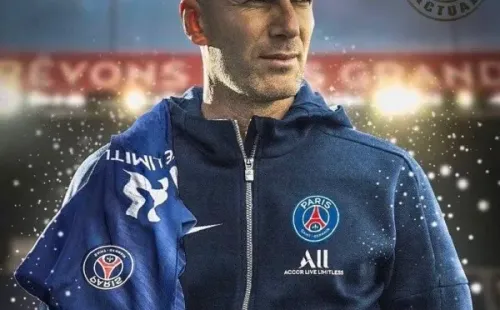 Zidane prepara su desembarco en el PSG. (Fuente: Twitter @qatarí)