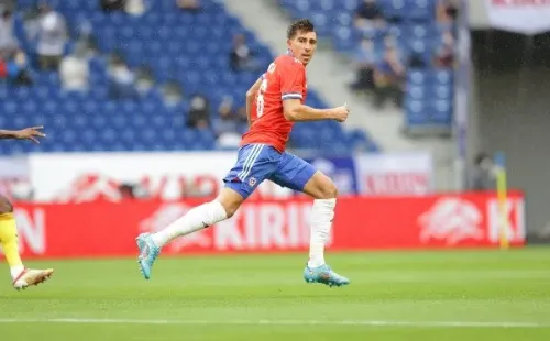 Diego Valencia no fue solución en delantera para la Roja (Foto: ANFP)