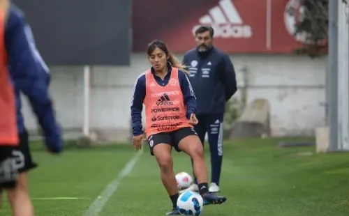 Javiera Toro lleva varias semanas en microciclo con la Roja. (Comunicaciones ANFP)
