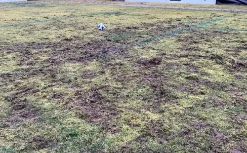 El terreno de Santa Laura quedó deplorable (Foto: Campeonato Nacional)