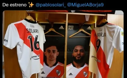 River Plate y el especial saludo al Pibe Solari por su primera convocatoria en River Plate.