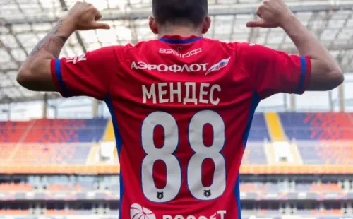 Víctor Méndez luce el “88”, número que ocupará en el CSKA Moscú