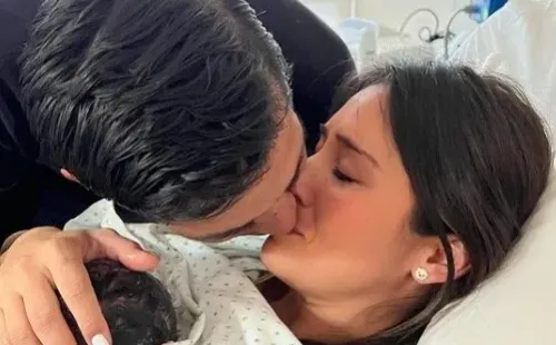 El Mati y Alejandra felices con la llegada del nuevo integrante de la familia (Instagram)