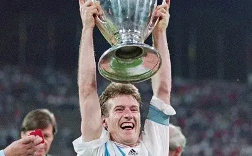 @Getty / Didier Deschamps era el capitán del equipo campeón de la UCL en 1993