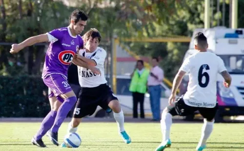 El paraguayo Gabriel Ávalos con la camiseta de Deportes Concepción ante Santiago Morning. (Agencia Uno).