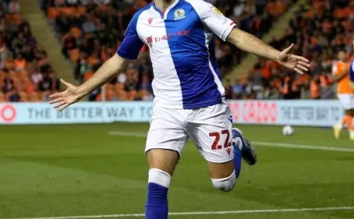 Brereton festeja su gol en el triunfo del Blackburn contra Blackpool. (Foto: Blackburn Rovers)