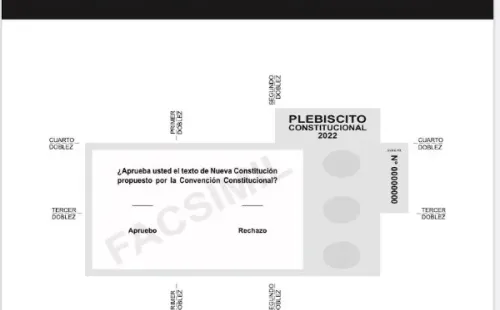 Cómo doblar tu voto | Servel