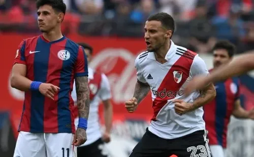 Mammana grita su gol contra San Lorenzo (Foto: River Plate)