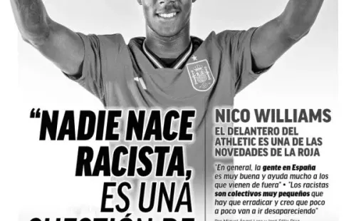 La portada de Marca en Blanco y Negro contra el racismo.