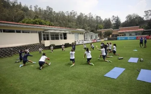 La Roja llegó el pasado lunes a CDMX para comenzar a preparar los amistosos de la gira. (La Roja)
