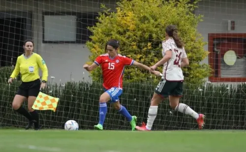 Zamora anotó el primer gol de Chile en este amistoso. (La Roja)