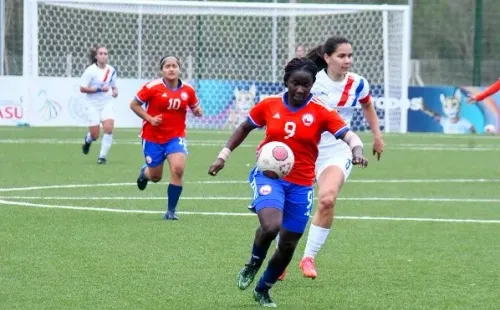 Valencia fue la autora del único gol de la Roja en los Odesur. (Santiago Bahamonde / Team Chile)