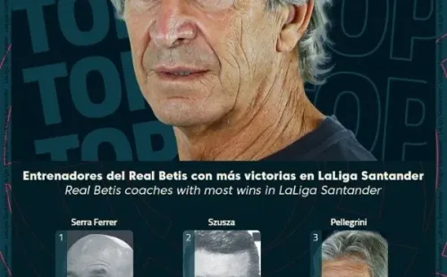 La ficha que el Betis le dedicó a Pellegrini en sus redes