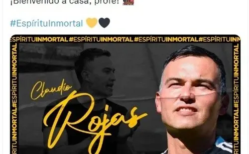 El Twitter de Fernández Vial informó del nuevo DT