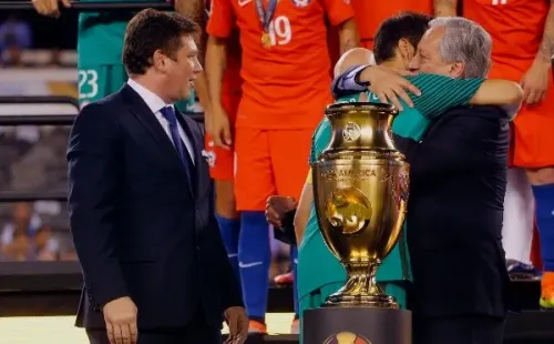 Salah estuvo en el proceso de la Roja que ganó la Copa América Centenario en Estados Unidos. Foto: Agencia Uno.