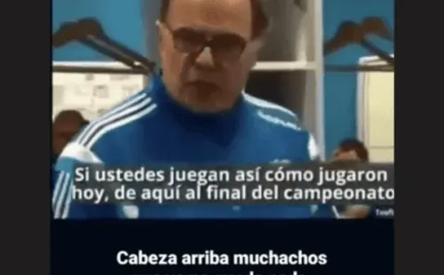 Yorman Zapata recordó la mítica charla de Marcelo Bielsa luego que Ángelo Hermosilla no cobrara dos claros penales a favor de Magallanes. Foto: Instagram