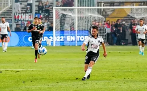 Rojas anotó el último gol de Colo Colo desde la mitad de la cancha (Guille Salazar)