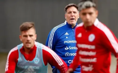 Berizzo trabaja en Juan Pinto Durán con los seleccionados. Foto: ANFP.