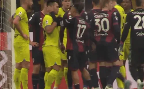 La pelea de Medel y Martínez que sacó chispas.